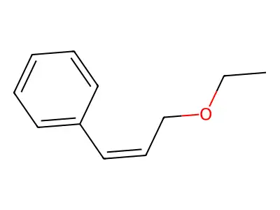 [(Z)-3-ethoxyprop-1-enyl]benzene structure