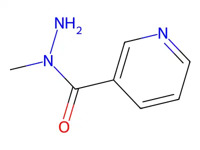1-Methyl-2-nicotinoyl-hydrazine structure