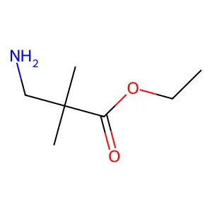 Ethyl 3-amino-2,2-dimethylpropanoate structure