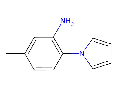 5-methyl-2-(1H-pyrrol-1-yl)aniline structure