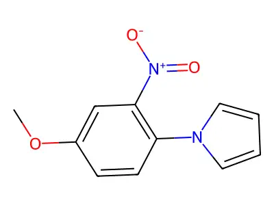 1-(4-methoxy-2-nitrophenyl)-1H-pyrrole structure