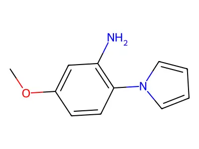 5-Methoxy-2-(1H-pyrrol-1-yl)aniline structure