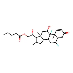 戊酸二氟可龙 structure