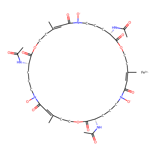 N,N',N''-Triacetylfusarinine C structure