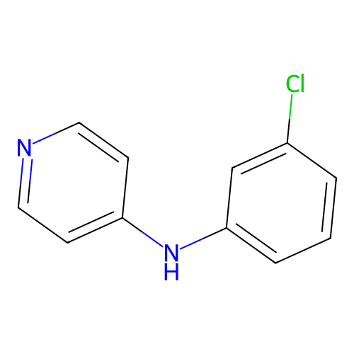 N-(3-chlorophenyl)pyridin-4-amine structure