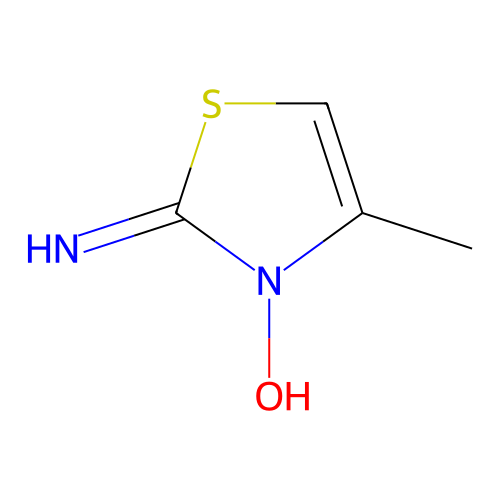 2(3H)-Thiazolimine, 3-hydroxy-4-methyl- structure