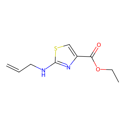 Ethyl 2-[(prop-2-en-1-yl)amino]-1,3-thiazole-4-carboxylate structure