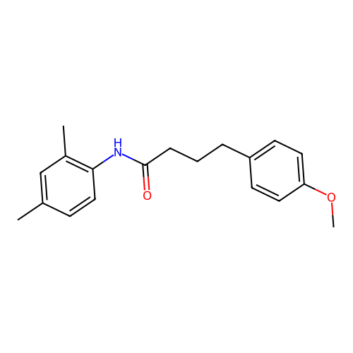 N-(2,4-dimethylphenyl)-4-(4-methoxyphenyl)butanamide structure