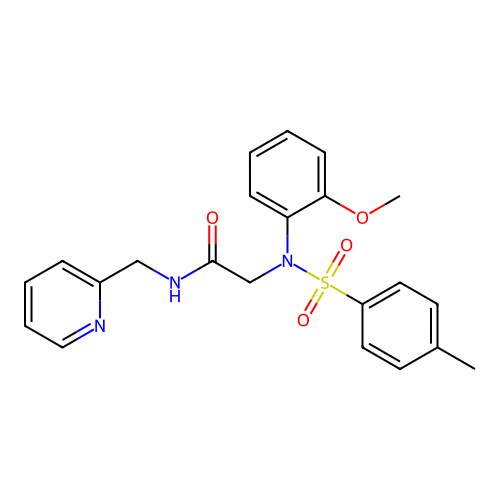 C22H23N3O4S structure
