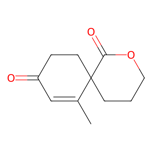 11-Methyl-2-oxaspiro[5.5]undec-10-ene-1,9-dione structure