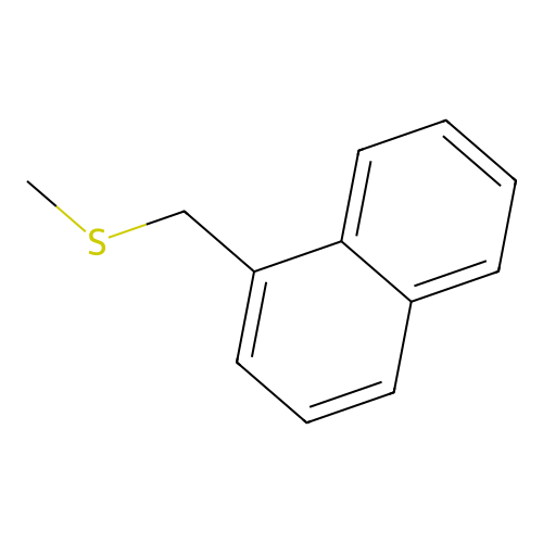1-((Methylthio)methyl)naphthalene structure
