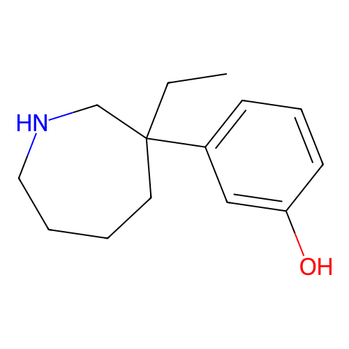 N-Desmethylmeptazinol structure