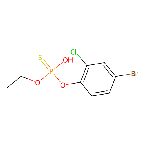 O-(4-Bromo-2-chlorophenyl) O-ethyl phosphorothioate structure