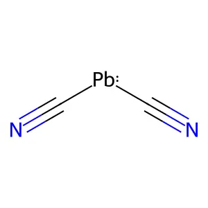 Lead(II) cyanide structure