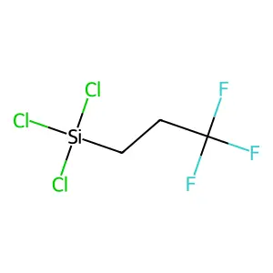 3,3,3-Trifluoropropyltrichlorosilane structure