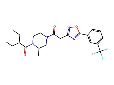 2-(3-benzyl-2-methyl-5-nitroimidazol-4-yl)sulfanyl-6-methoxy-1H-benzimidazole structure