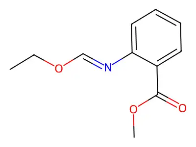 Methyl 2-[(ethoxymethylene)amino]benzoate structure