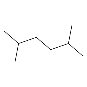 2,5-二甲基己烷 structure