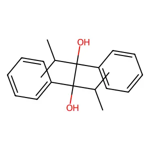 2,5-Dimethyl-3,4-diphenylhexane-3,4-diol structure