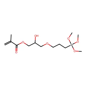 2-Hydroxy-3-(3-(trimethoxysilyl)propoxy)propyl methacrylate structure
