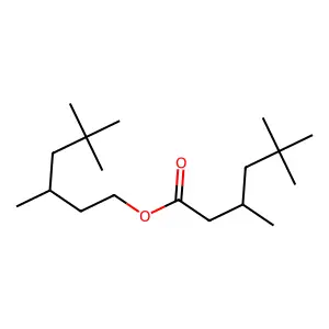 Hexanoic acid, 3,5,5-trimethyl-, 3,5,5-trimethylhexyl ester structure