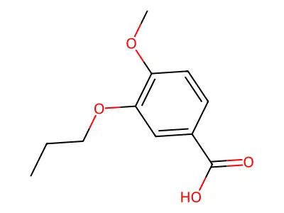 4-Methoxy-3-propoxybenzoic acid structure