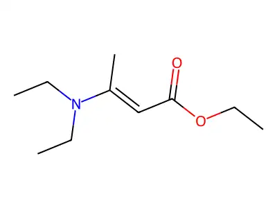 Ethyl 3-(diethylamino)but-2-enoate structure