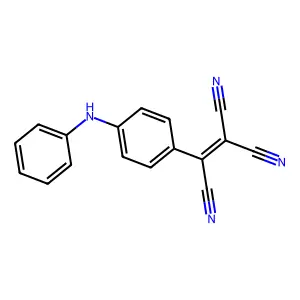 Ethenetricarbonitrile, [4-(phenylamino)phenyl]- structure