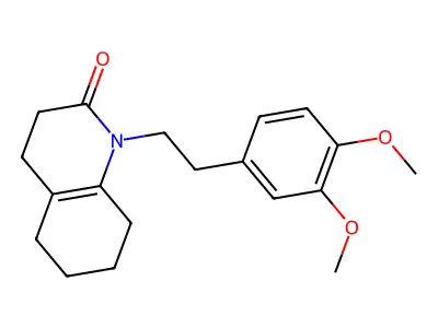 1-(3,4-Dimethoxyphenethyl)-3,4,5,6,7,8-hexahydro-2(1H)-quinolinone structure