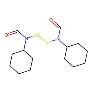 Formamide, N, (N'-dithiobis(N-cyclohexyl-) structure