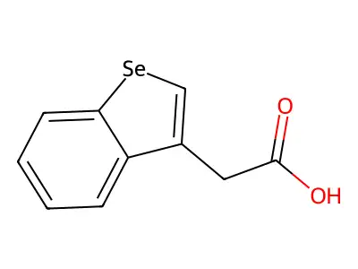 Benzo[b]selenophene-3-acetic acid structure