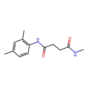 N'-(2,4-dimethylphenyl)-N-methylbutanediamide structure