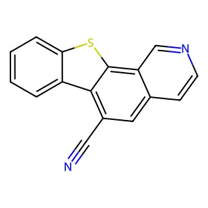 [1]Benzothiolo[3,2-h]isoquinoline-6-carbonitrile structure