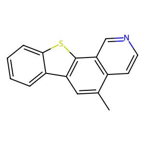 5-Methyl-[1]benzothiolo[3,2-h]isoquinoline structure
