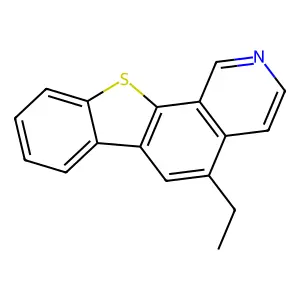 5-Ethyl-[1]benzothiolo[3,2-h]isoquinoline structure