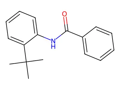 N-(2-tert-butylphenyl)benzamide structure
