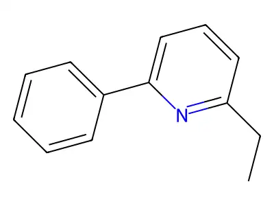 2-Ethyl-6-phenylpyridine structure