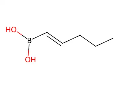 (1E)-(Pent-1-en-1-yl)boronic acid structure