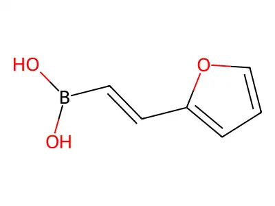 (E-2-furanylethenyl)boronic acid structure