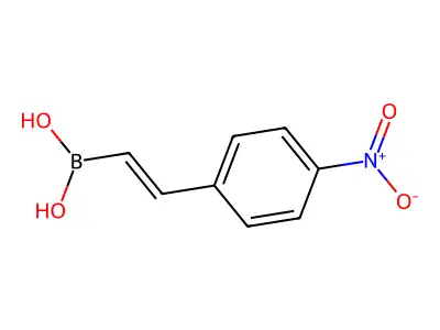 2-(4-nitrophenyl)ethenylboronic Acid structure