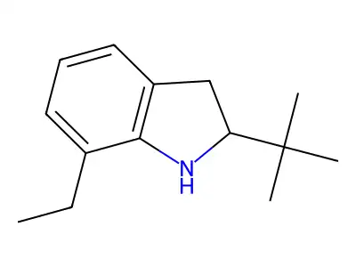 2-(tert-Butyl)-7-ethylindoline structure