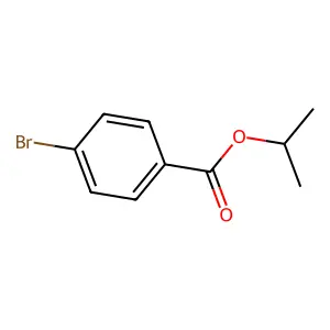 Isopropyl 4-bromobenzoate structure