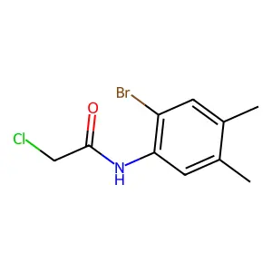 N-(2-溴-4,5-二甲基苯基)-2-氯乙酰胺 structure