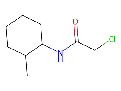 2-chloro-N-(2-methylcyclohexyl)acetamide structure