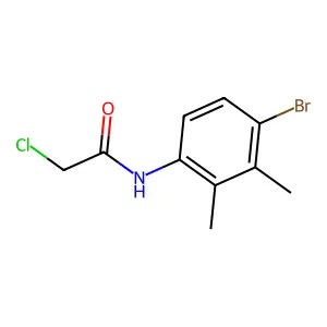N-(4-bromo-2,3-dimethylphenyl)-2-chloroacetamide structure