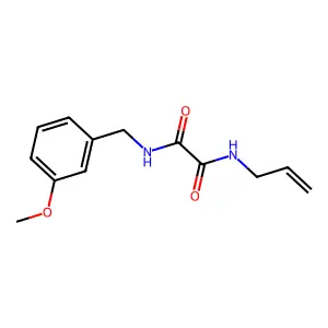N'-[(3-methoxyphenyl)methyl]-N-prop-2-enyloxamide structure