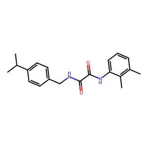 N'-(2,3-dimethylphenyl)-N-[(4-propan-2-ylphenyl)methyl]oxamide structure