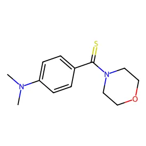 (4-(Dimethylamino)phenyl)(morpholino)methanethione structure