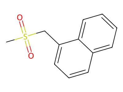 1-(Methanesulfonylmethyl)naphthalene structure