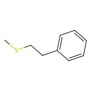 Benzene, [2-(methylthio)ethyl]- structure